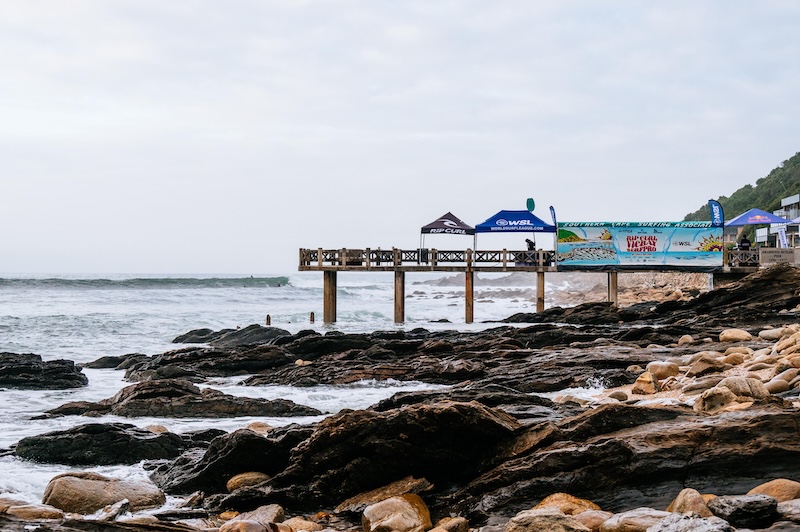 Rip Curl Vic Bay Surf Pro setup © Kody McGregor